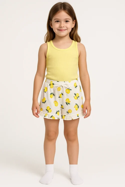 Pijama Infantil Regata e Short – Conforto Fresquinho